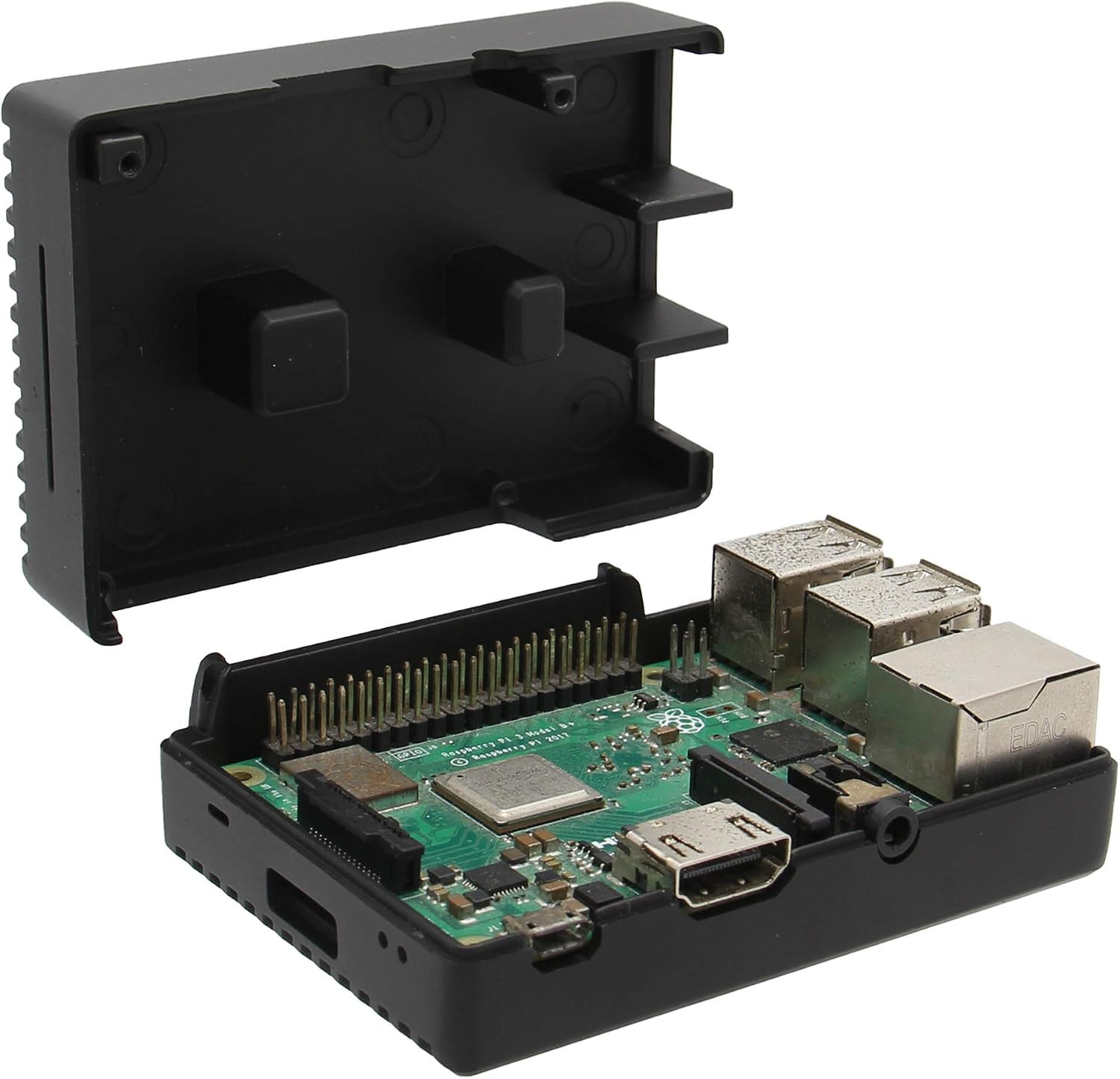 for Raspberry Pi 3 B+ Case, Aluminum Alloy Heavy Duty Passive Cooling