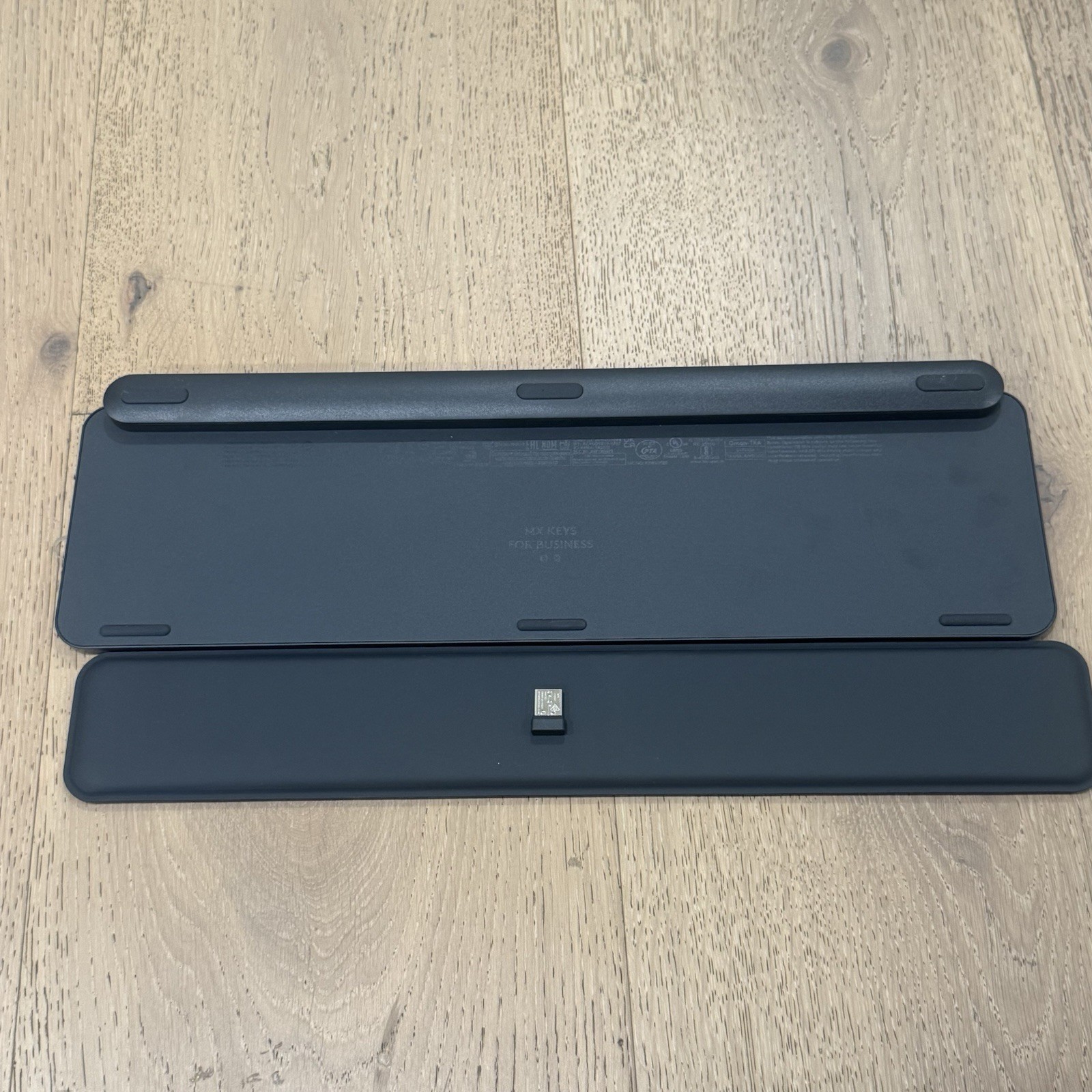 Logitech MX Keys for Business Wireless Keyboard – Palm Rest and Logi Bolt Dongle