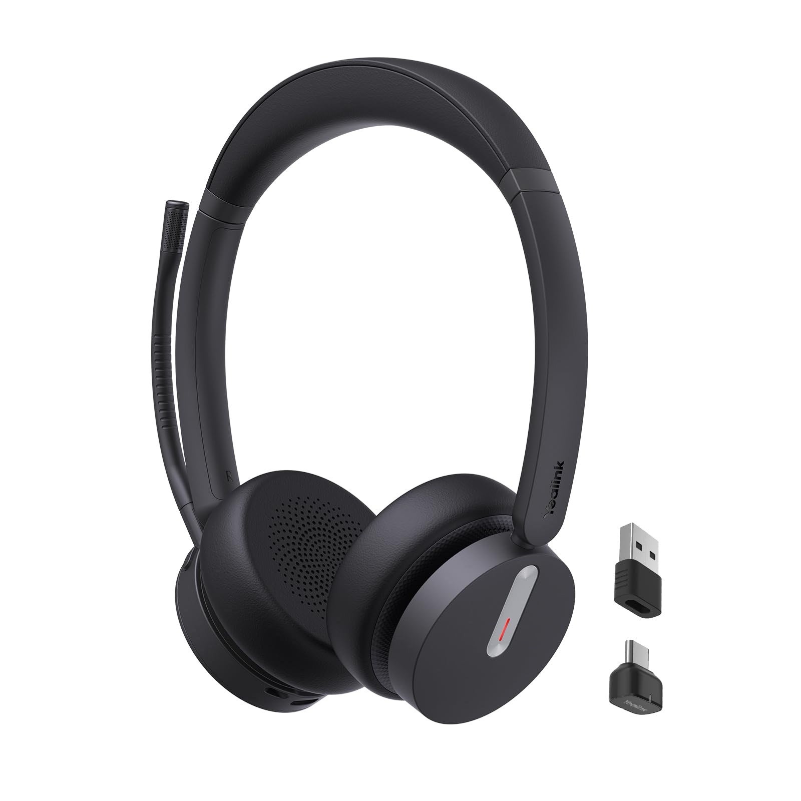 Yealink BH70 Dual UC USB-C/A Bluetooth Over-Ear Boom Headset, Black