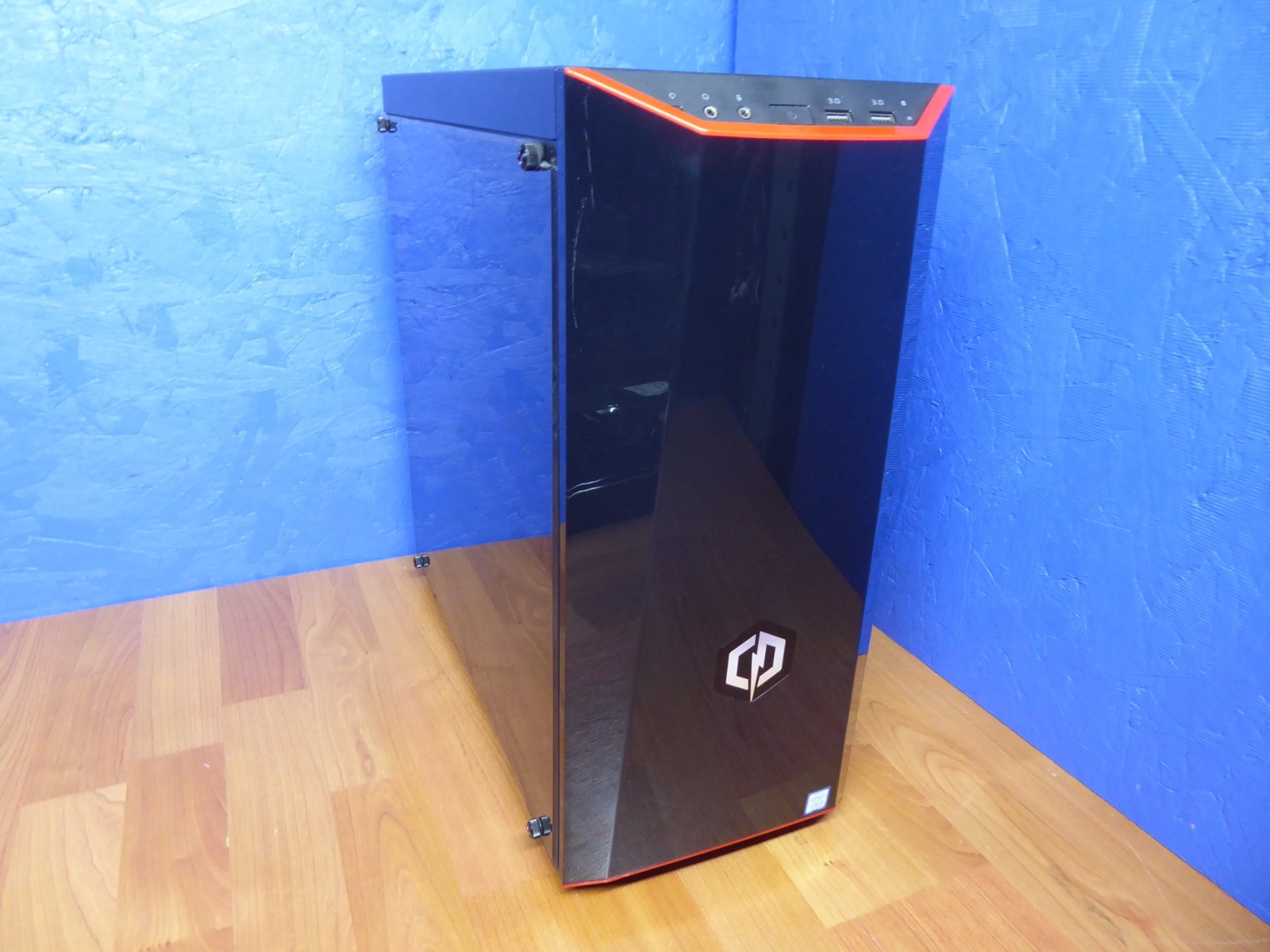 CyberPowerPC C Series Mid Tower Gaming Case MTY – SOLD AS PICTURED – USED