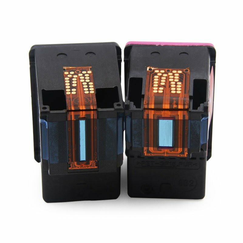 Two PK Black & Color Ink Cartridge For HP 67XL DeskJet Plus 4140 4152 4155 4158