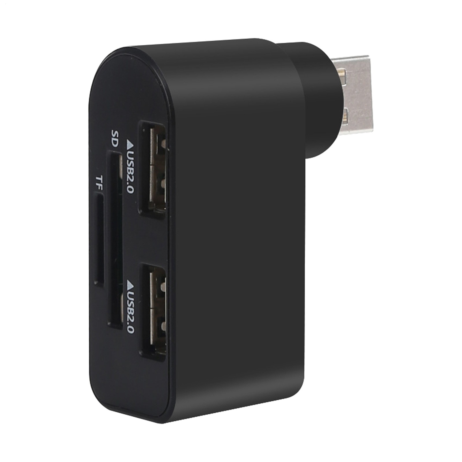 4 in 1 Rotatable USB Hub C to HDMI Adapter Portable SD Card Reader