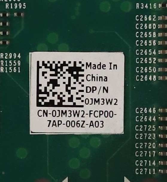 Dell PowerEdge R740/R740XD Dual LGA 3647 DDR4 Server Motherboard Dell P/N:0JM3W2