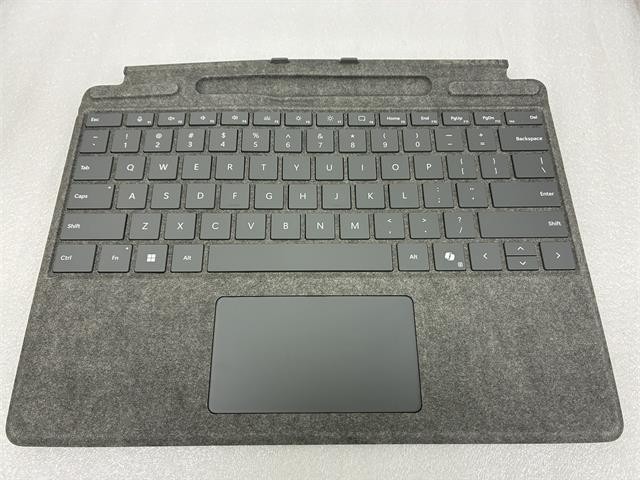 SEE PICS! Microsoft Surface Pro 13″ Keyboard Type Cover Platinum 8XB-00186