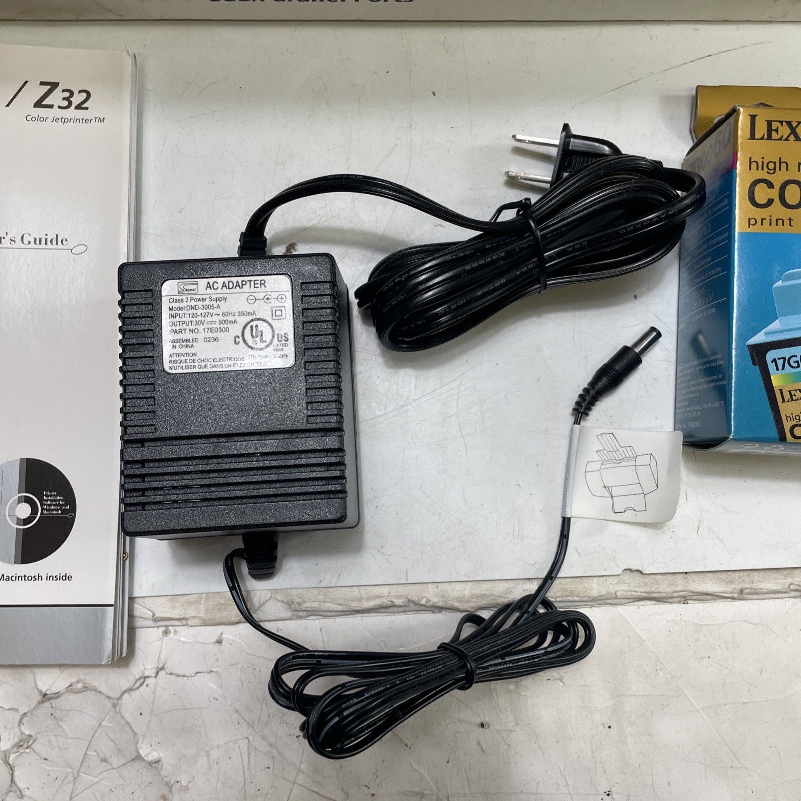 Lexmark Z22 Color Jetprinter 1200 x 1200 DPI Part Number 17F0885 Bundle