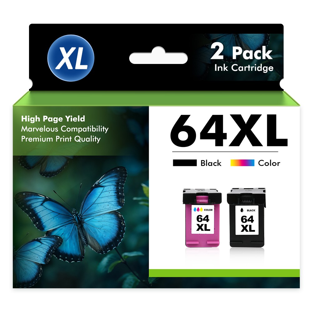64 XL Ink Cartridge for HP 64XL ENVY 5542 6255 6258 7130 7132 7164 7855 7858 lot