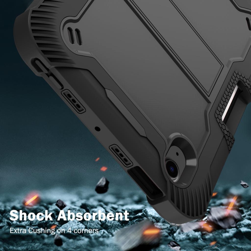iPad Mini 7 Case 7th Gen 6th Gen Shockproof Heavy Duty Armor Rubber Case Cover