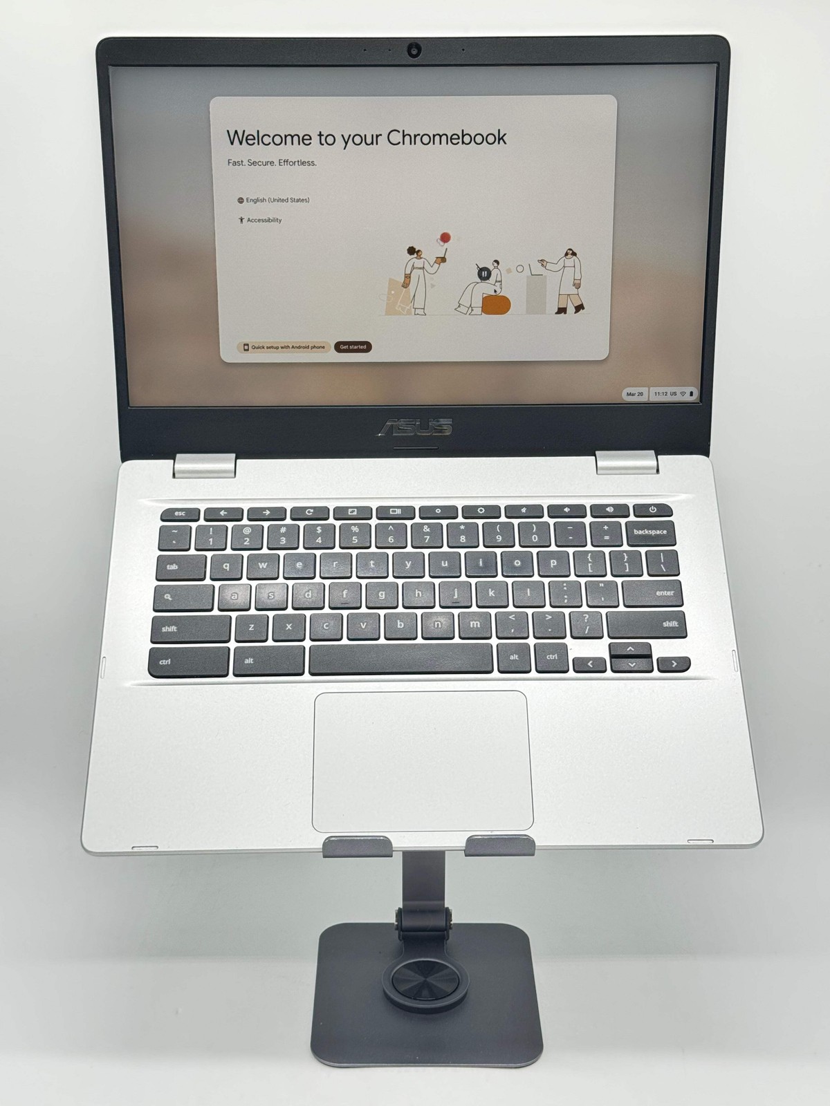 ASUS Chromebook C423NA 14″ Celeron N3350 4GB RAM 32GB No Charger