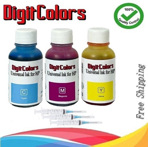 bulk 4 color 30ml bottle refill ink for Hp Printer ink cartridge