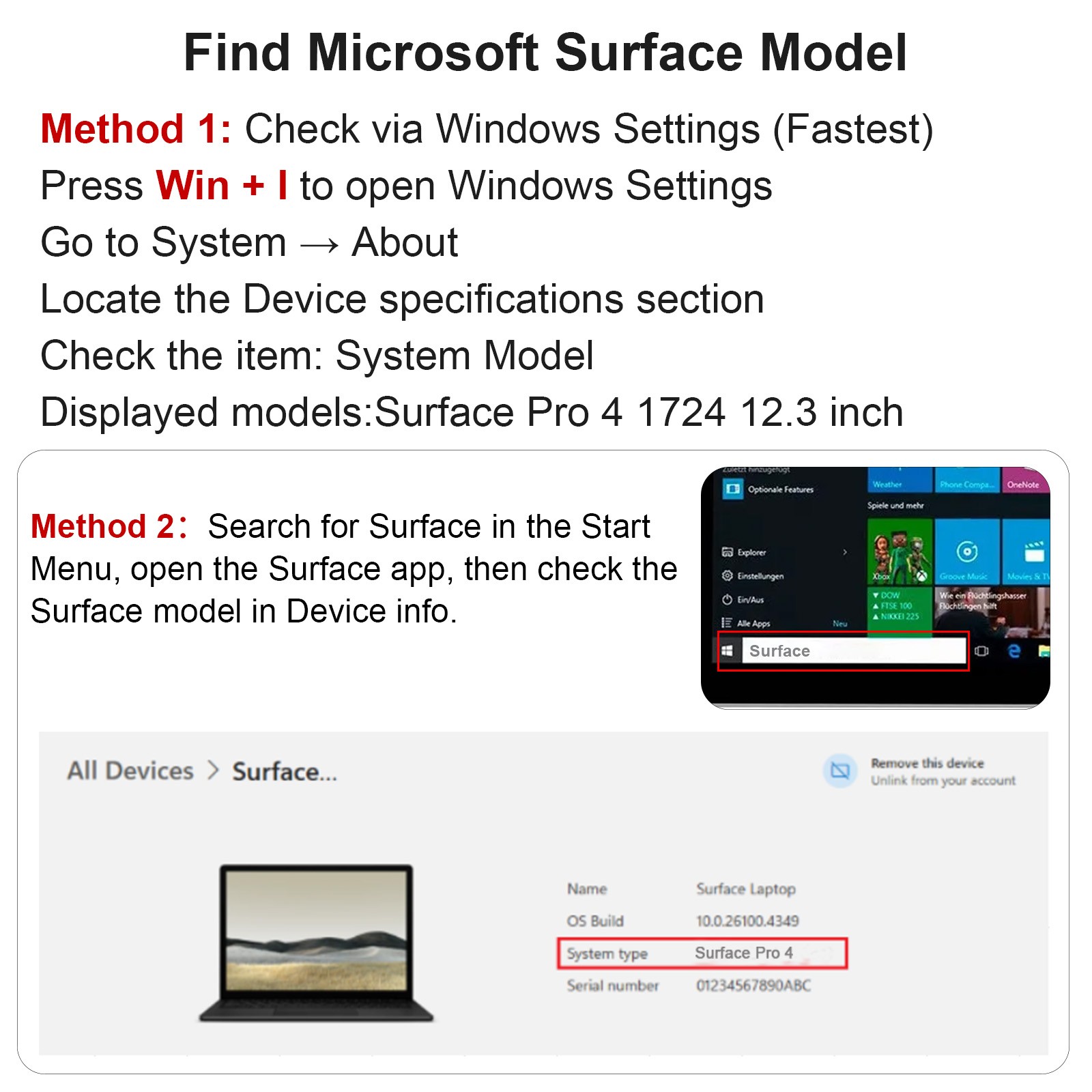Replacement Battery DYNR01 For Microsoft Surface Pro 4 1724 12.3″ Tablet 38.2Wh