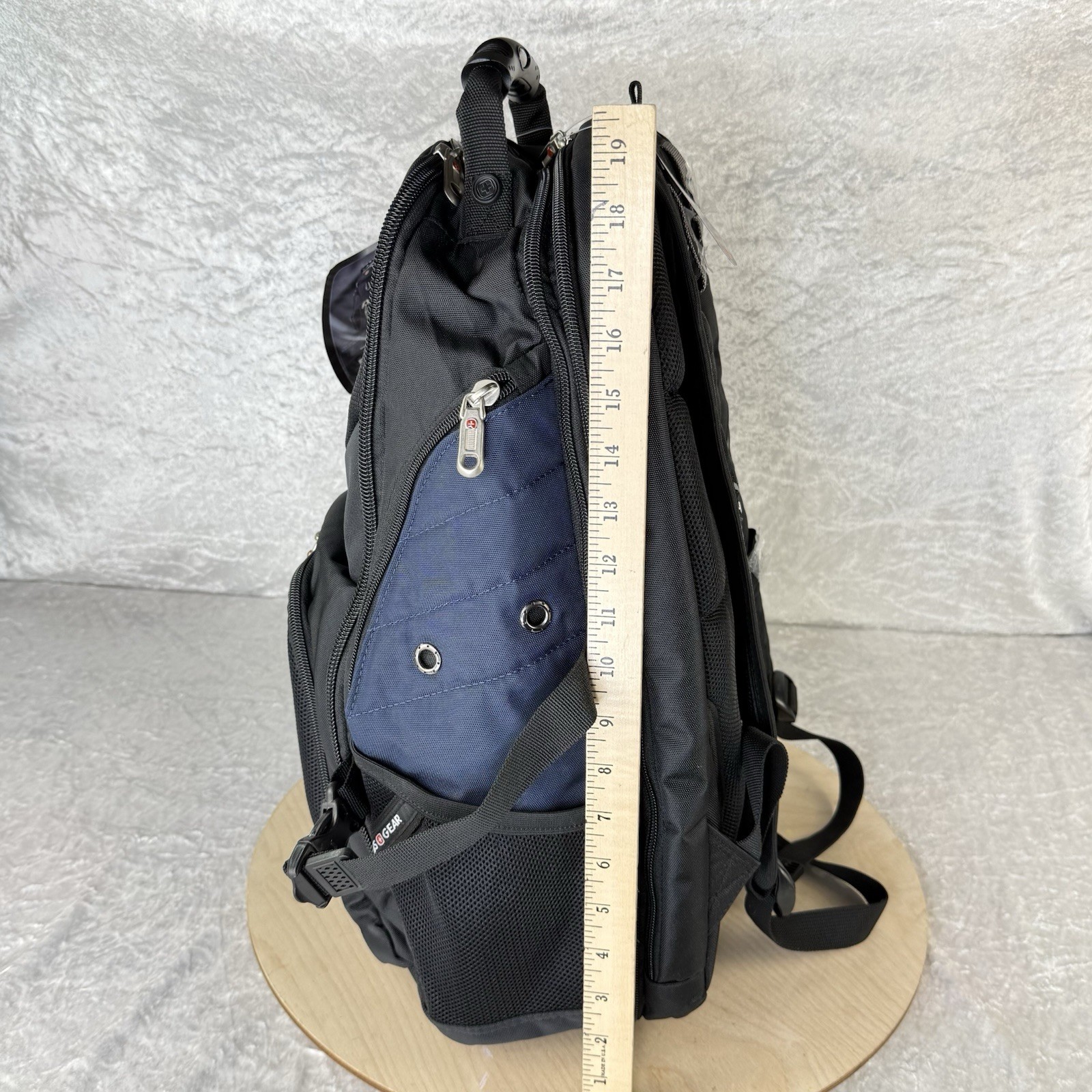 SwissGear ScanSmart 19″ Backpack – TSA 17″ Laptop – Blue & Black – New