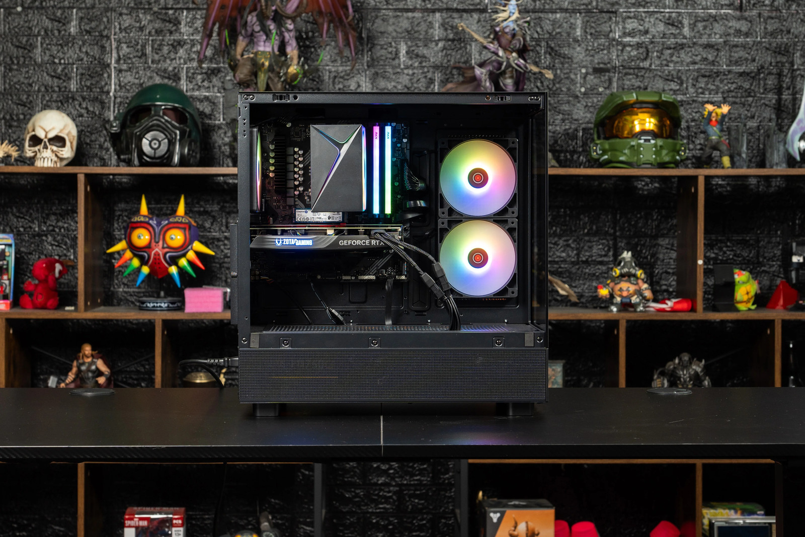 Skytech Gaming Azure 3 Gaming PC, AMD R5 5500, AMD RX 7600, 1TB, Win 11