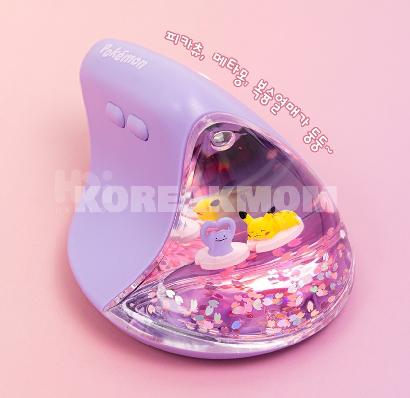Pokemon Ditto Metamon Vertical Wireless Mouse Bluetooth 2.4G Korea Exclusive
