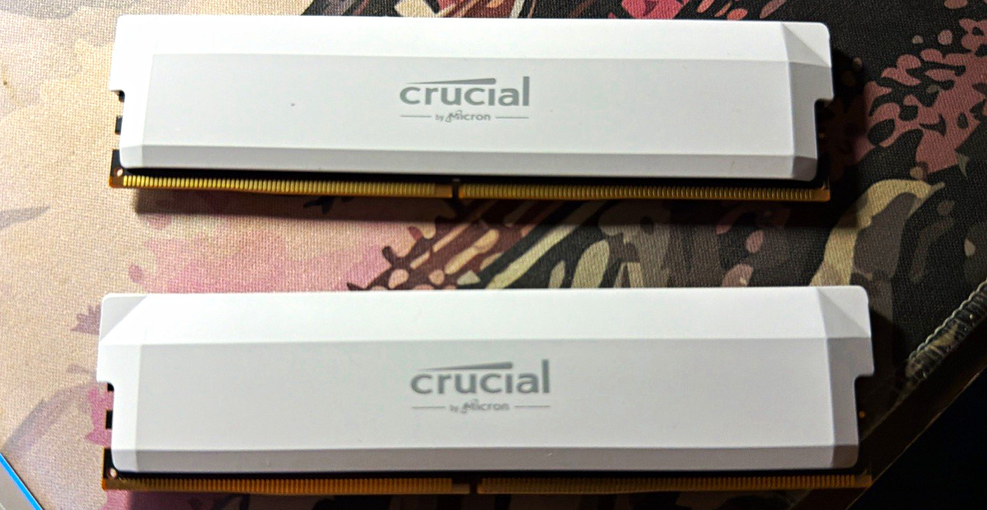 Crucial Pro DDR5 RAM 64GB Kit (2x32GB) 6400MHz