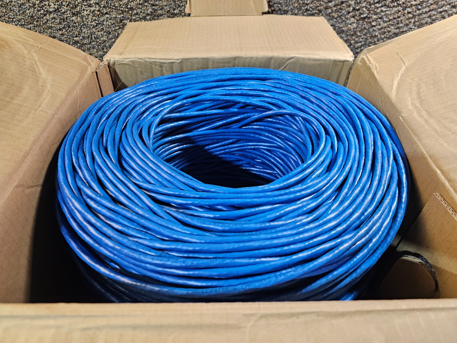 StarTech 1000 feet Bulk Cat6 Ethernet Cable Stranded-CM-Rated for In-Wall Use