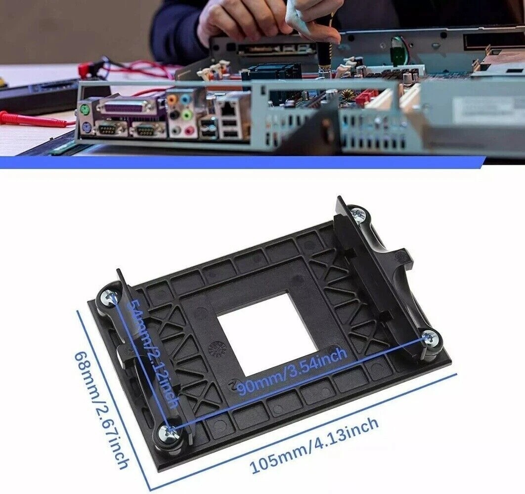 AM4 CPU Cooler Heatsink Fan Retention Brackets Backplate Kit For AMD Motherboard