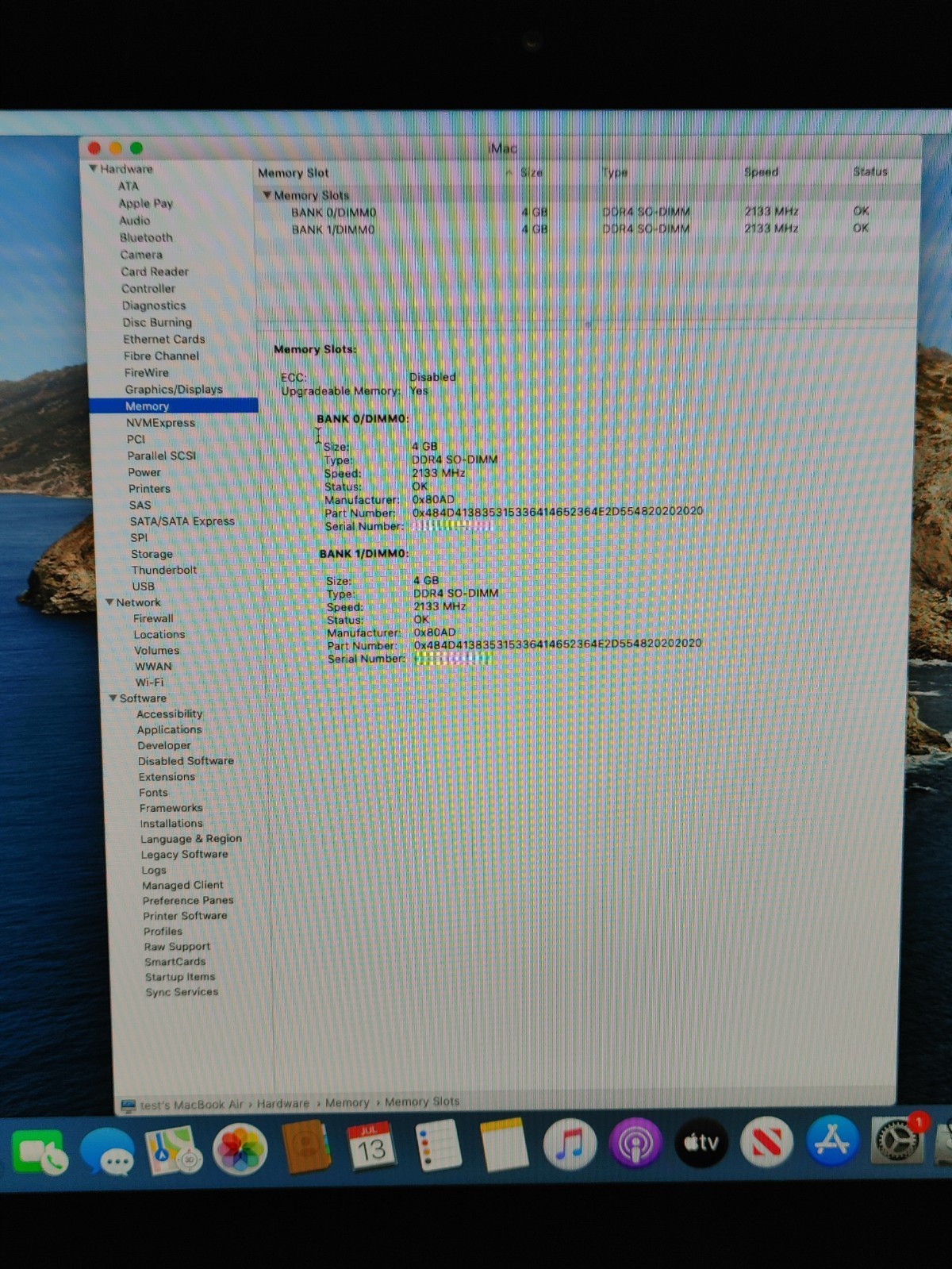2017 iMac 21.5IN MMQA2LLA A1418 i5-7360U 2.3Ghz 8GB RAM 256GB SSD grade B