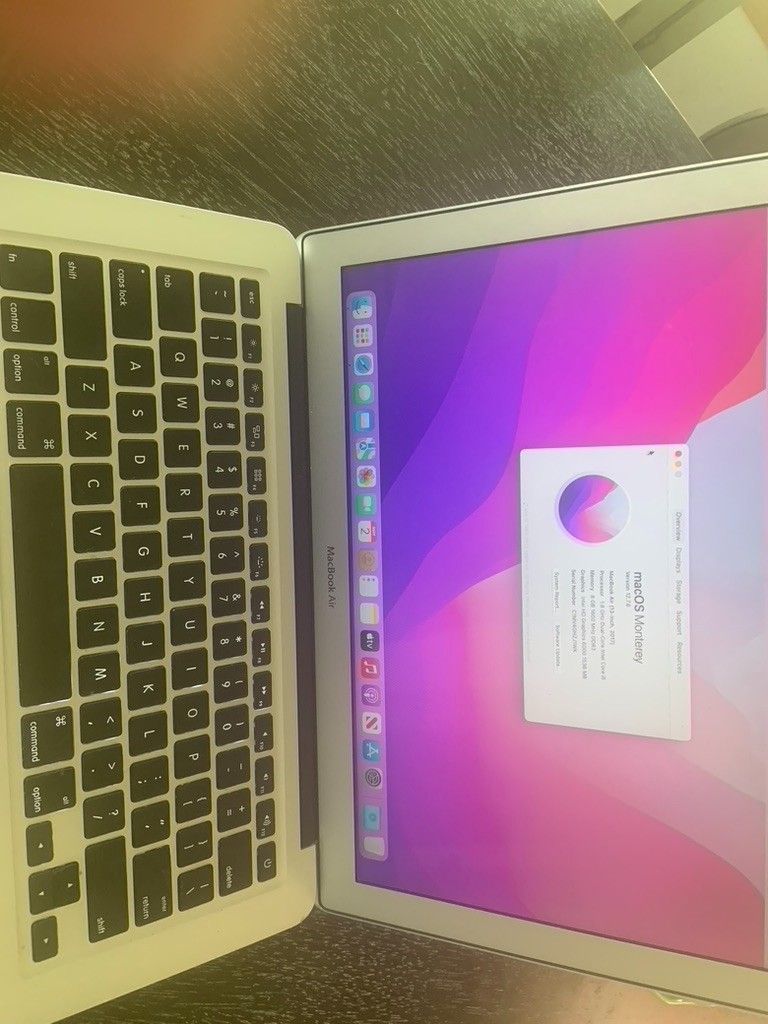 Apple MacBook Air 13.3” (256GB SSD, Intel Core i5 5th Gen., 1.8GHz, 8GB RAM)…