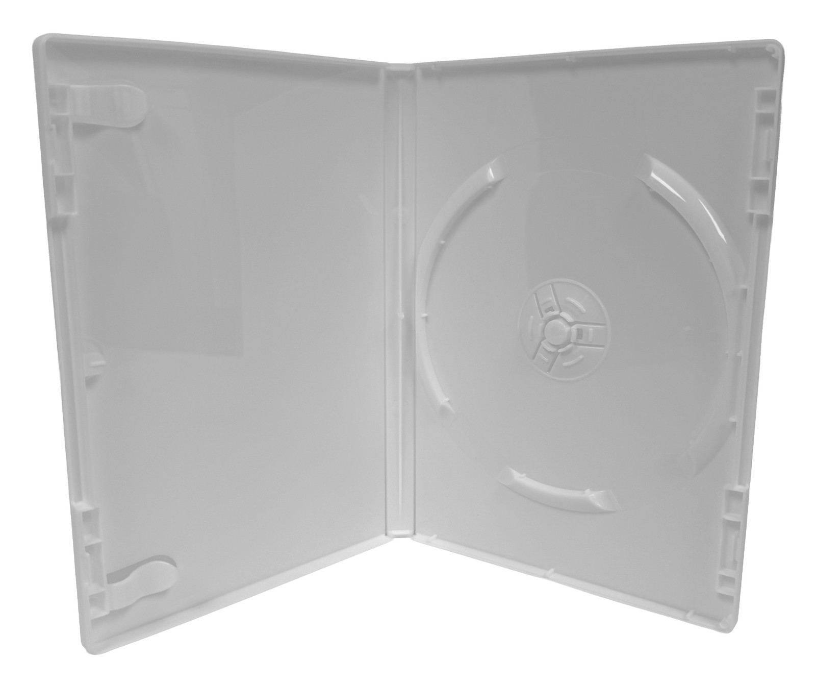 STANDARD Solid Glossy White Color Single DVD Cases Lot