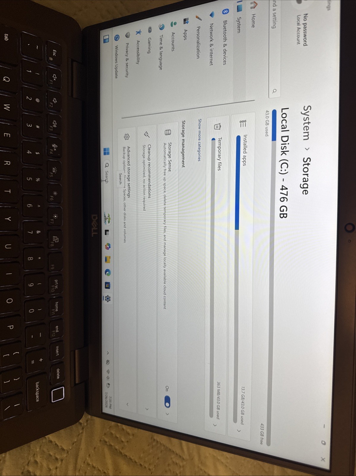 Dell Latitude 7430 – i7-1255U, 16GB RAM, 512GB – Win11 PRO “NO CHARGER”