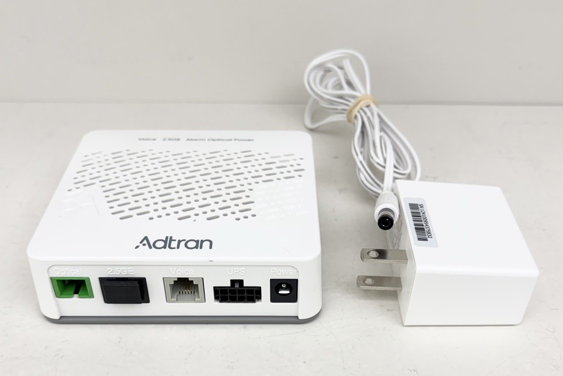 Adtran SDX 601QV GPON ONT Fiber Optic Network Terminal 2.5GbE / POTS – 1287987F1