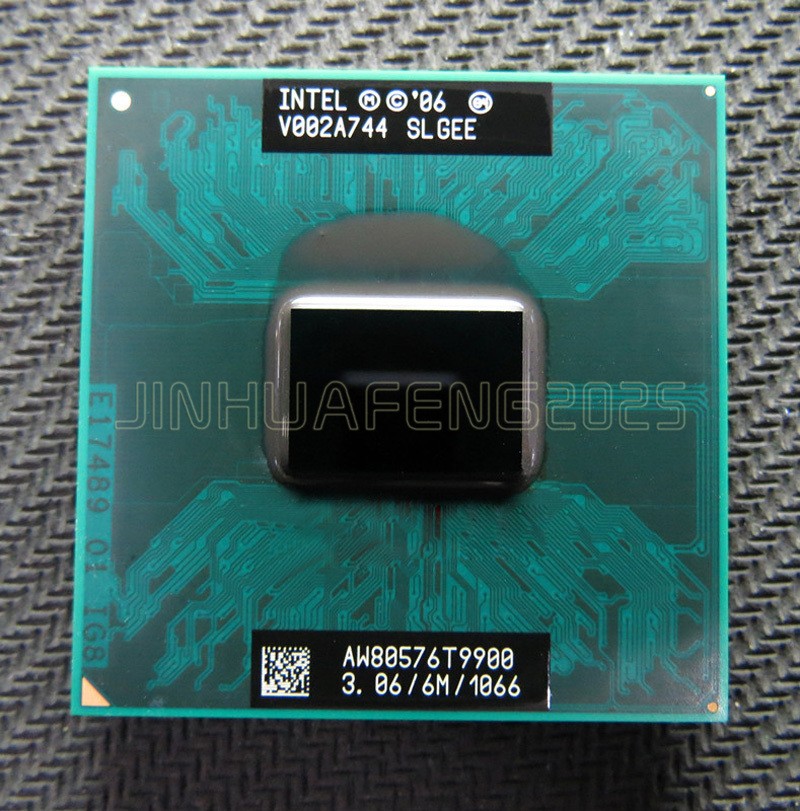 Intel Core 2 Duo Mobile T9900 SLGEE 3.06 GHz 6MB 1066MHz Processor Dual-Core CPU