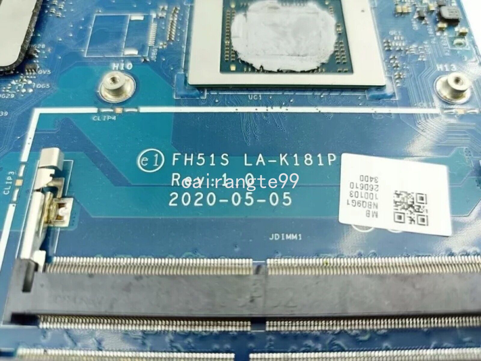 For Acer Nitro 5 AN515-44 Motherboard NB.Q9G11.001 R5-4600H GTX1650-V4G LA-K181P
