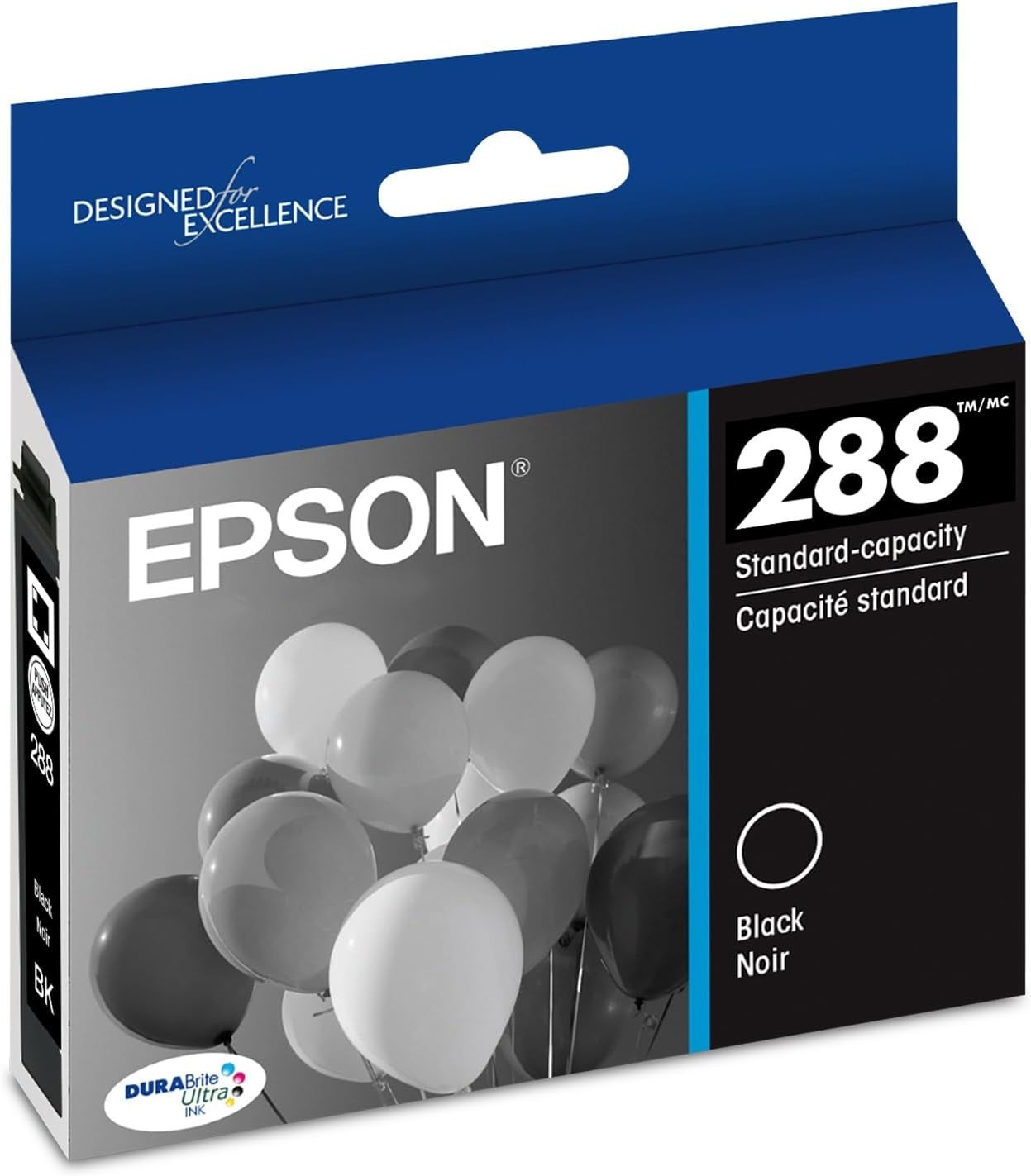 Epson 288 DURABrite Ultra Inks, Standard-Yield, Black, New exp 05/2027 NEW!!