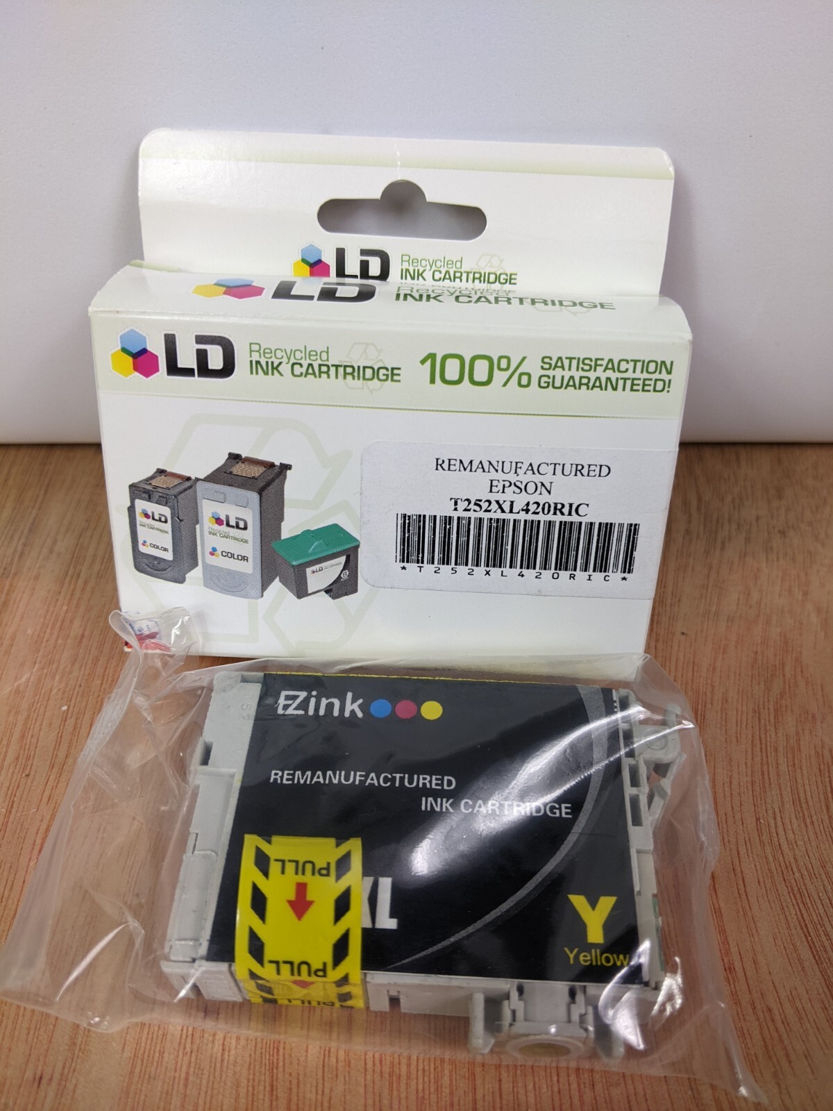 LD Products Ink Cartridge Replacement for Epson 252XL 252 XL T252XL420 HY Yellow