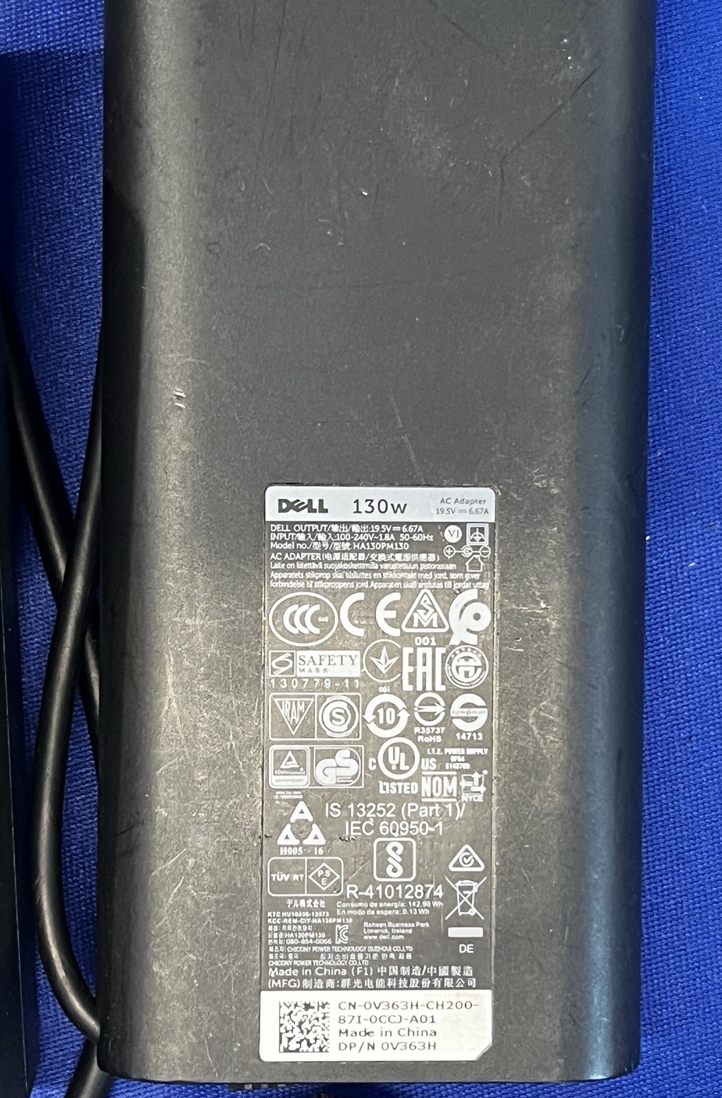 Dell 45W 65W 90W 130W AC Adapter Charger 4.5mm Small Barrel Tip- Laptop Lot: 22