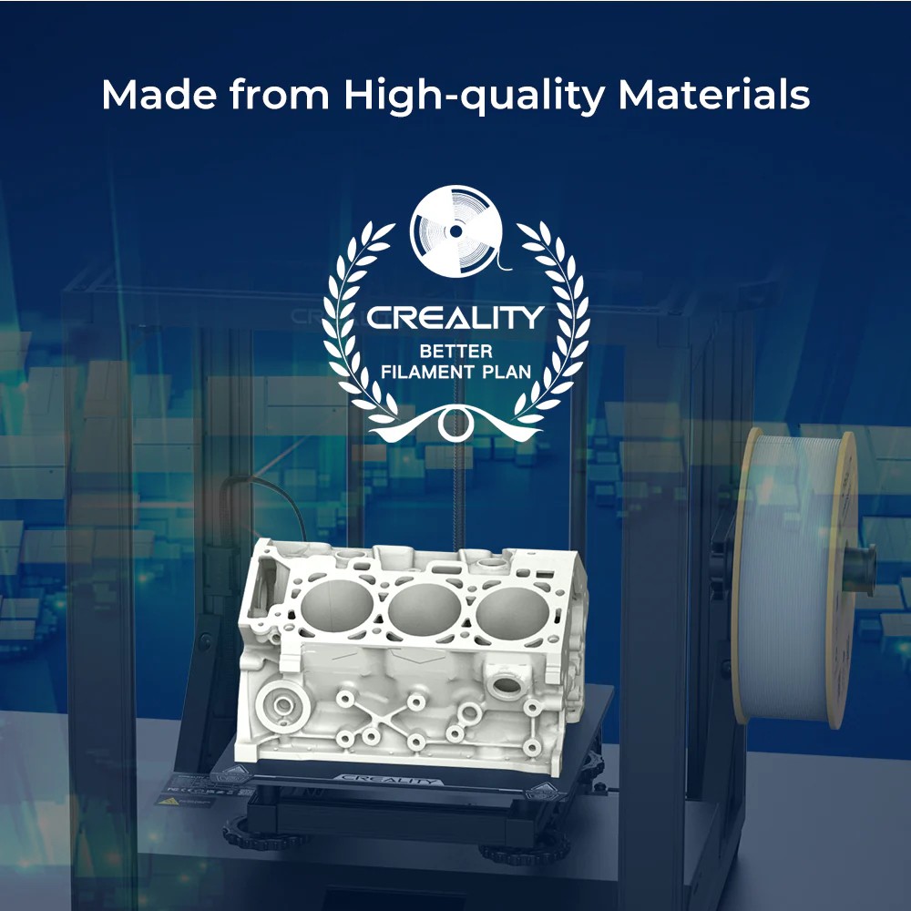 Creality PLA Filament Pro, Hyper PLA High Speed 3D Printer Filament 1.75mm 1KG