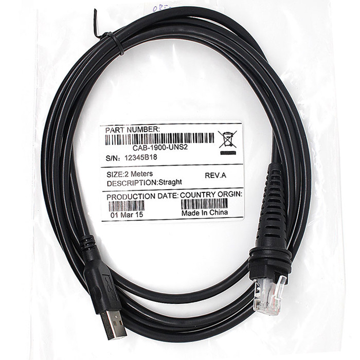 6FT 2M USB Cable for Honeywell Voyager 1400G Hyperion 1300G Barcode Scanner