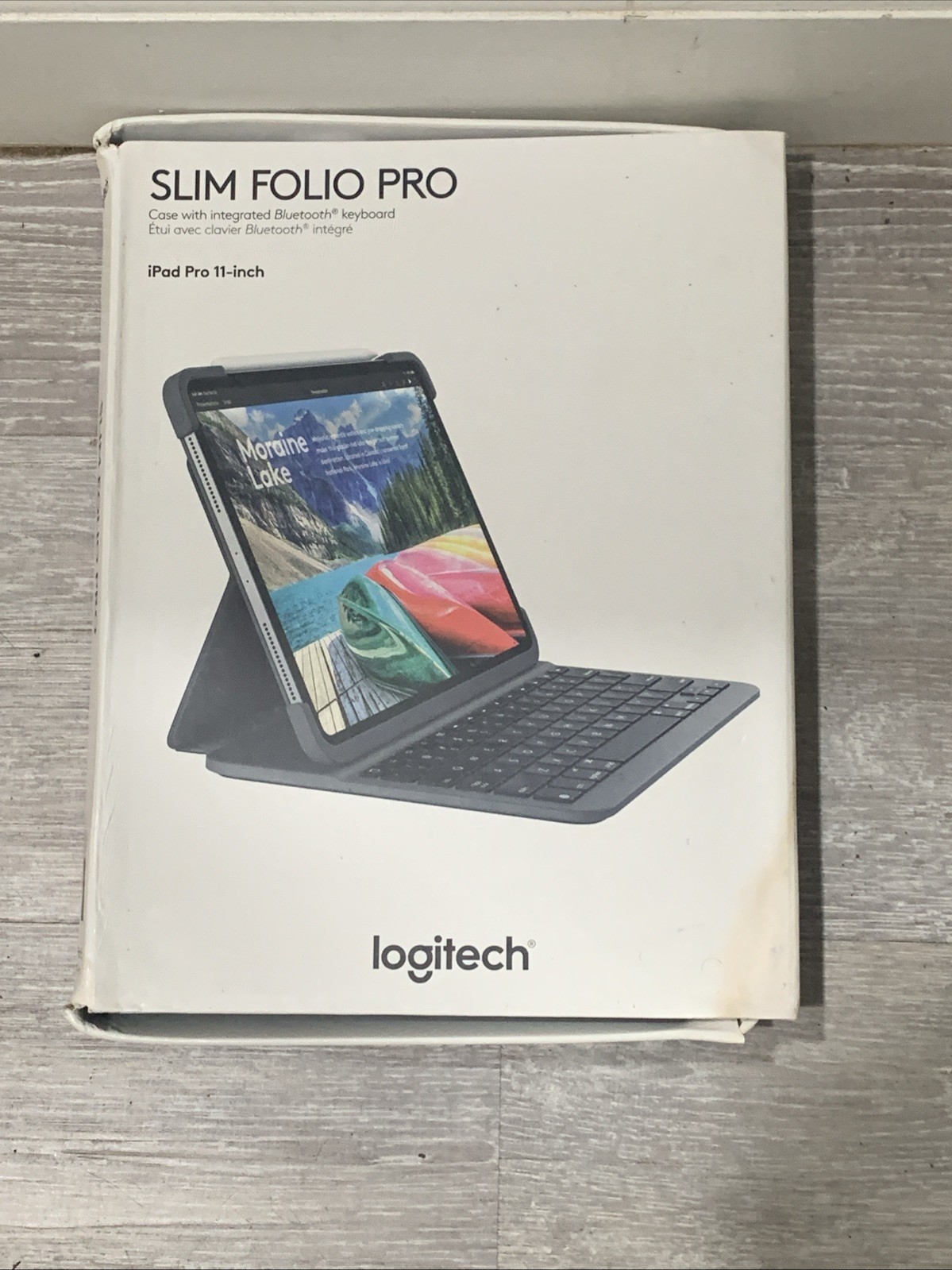 Logitech Slim Folio Pro Backlit Keyboard Case For Apple iPad Pro 11 (920-009121)