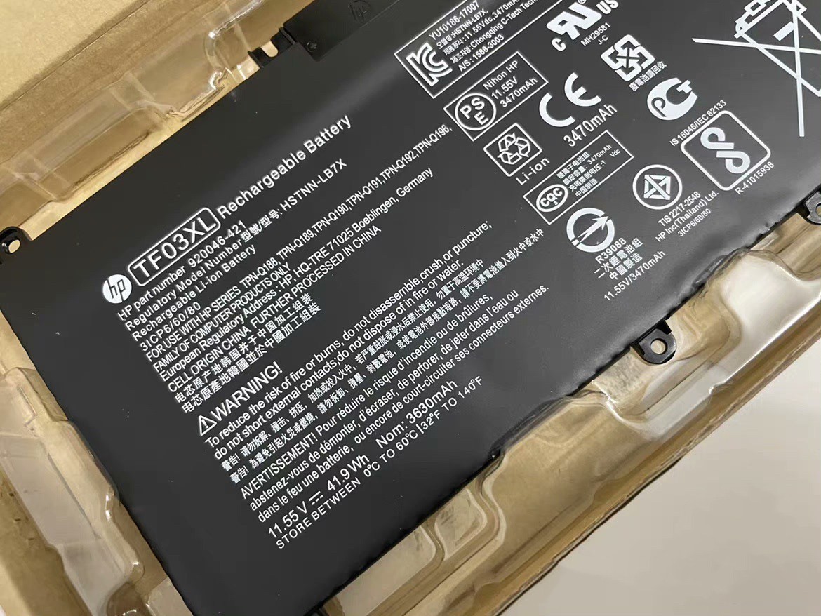 Genuine TF03XL Battery For HP Pavilion 15-CC 15-CK 15-CD 14-CD Series 920070-855