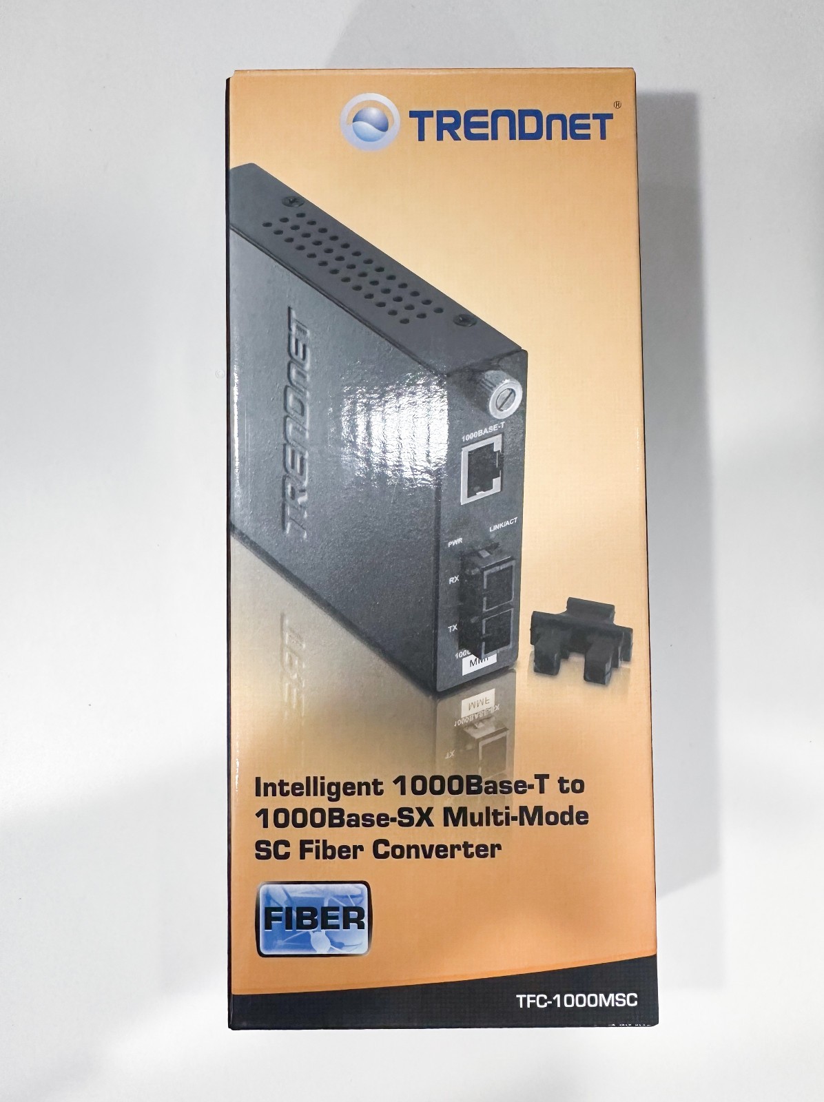 TRENDnet TFC-1000MSC 1000Base-T to 1000Base-SX Multi-Mode SC-Fiber Converter NEW