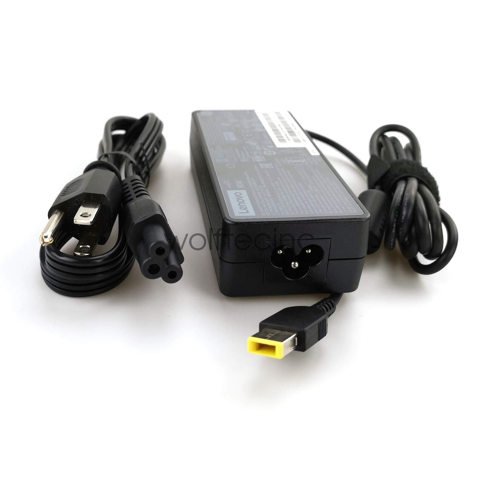 Genuine Lenovo 90W 20V 4.5A Laptop Charger AC Power Adapter Square Tip ThinkPad