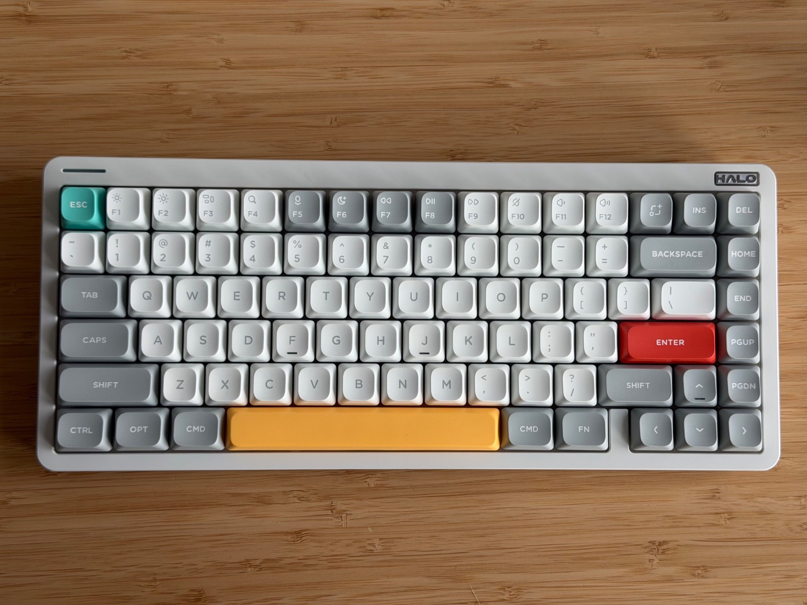 NuPhy Halo75 V2 QMK/VIA Wireless Mechanical Keyboard – White; Cherry Switches