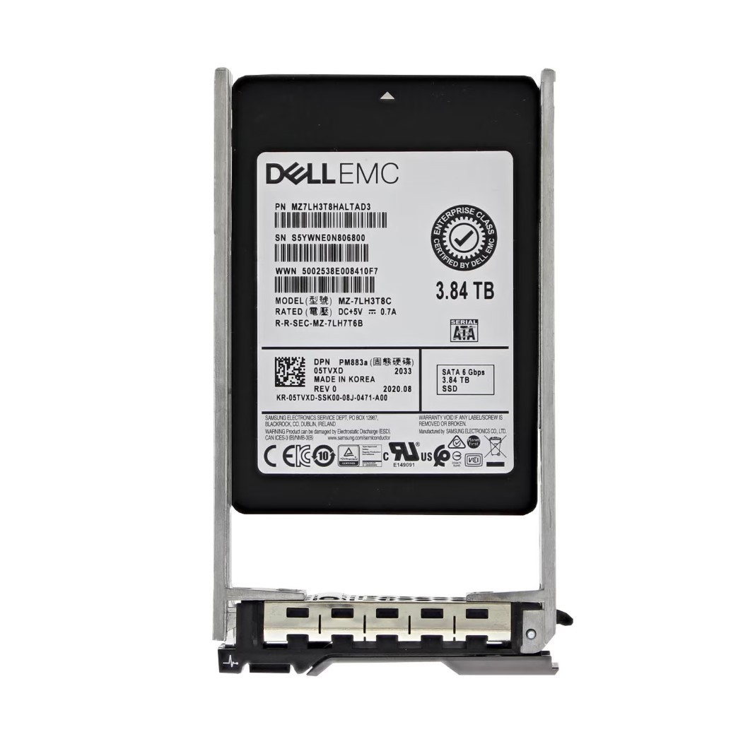 Hard drive Dell 3.84TB SSD SATA 6G 2.5″ TLC RI 5TVXD