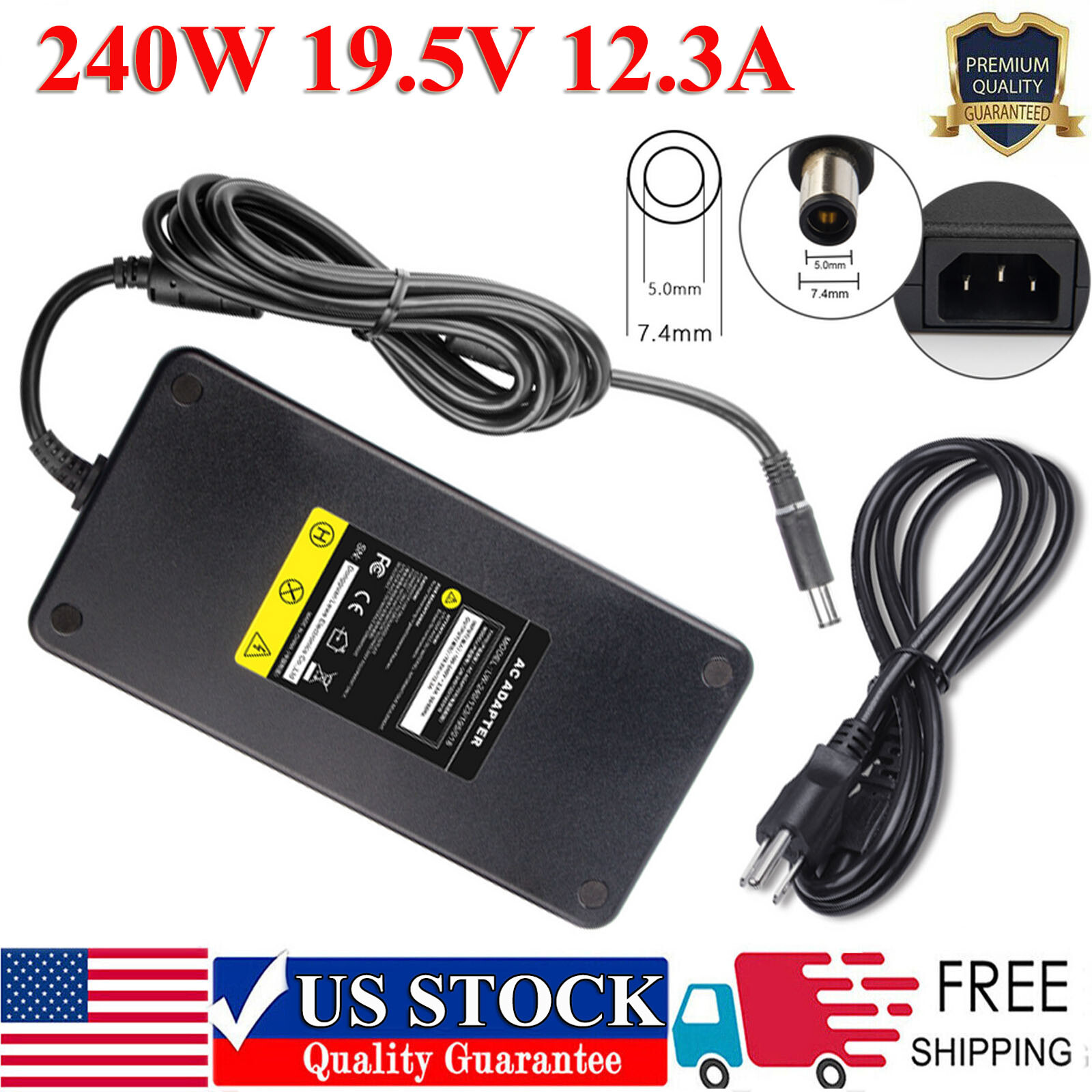 240W Adapter Charger For Dell Alienware X51 M17 M15 M17X M18X R3 R4 R5 R2 G5 G7