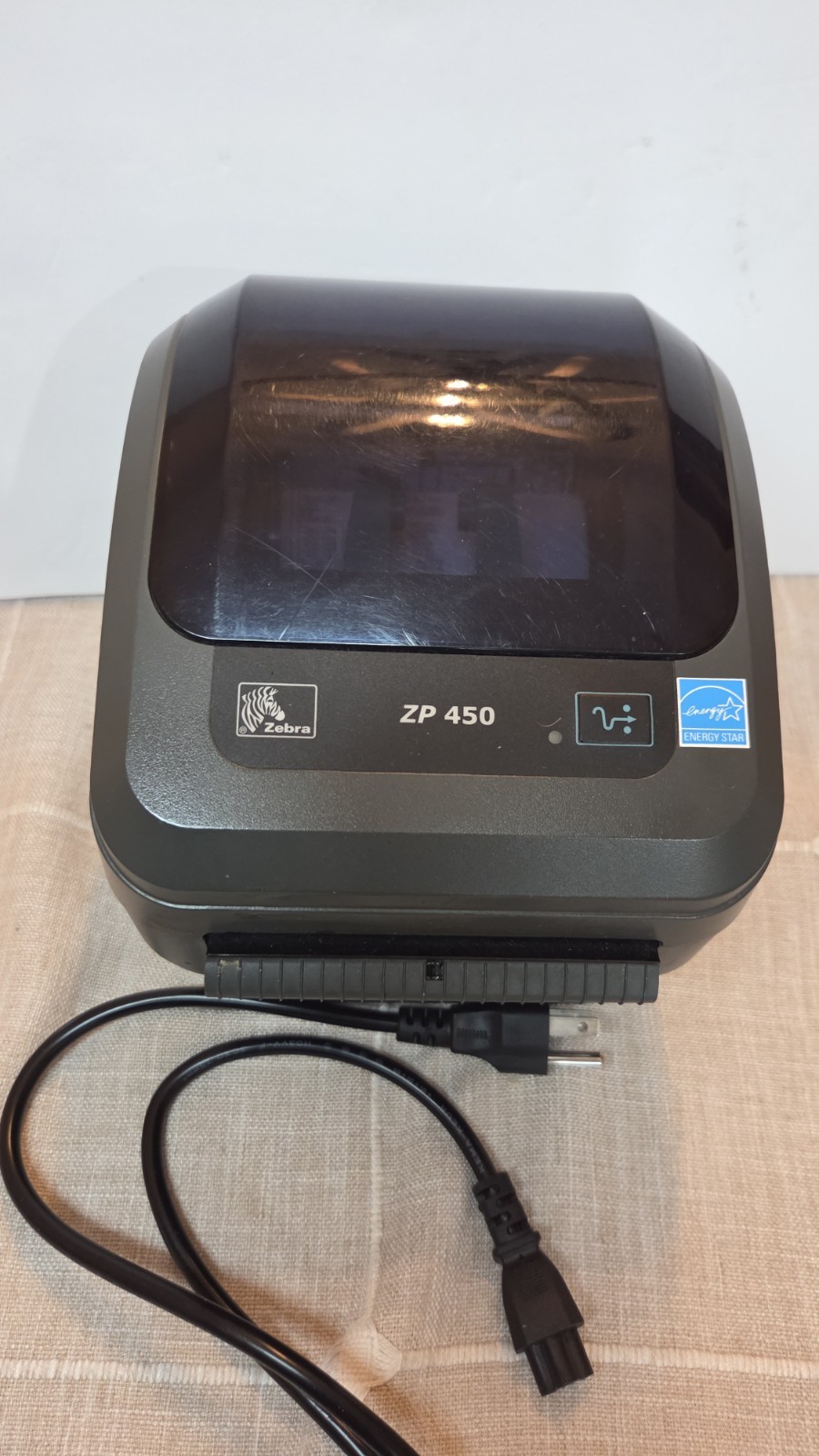 Zebra ZP 450 CTP Direct Thermal Shipping Label CCD Printer Black DPI