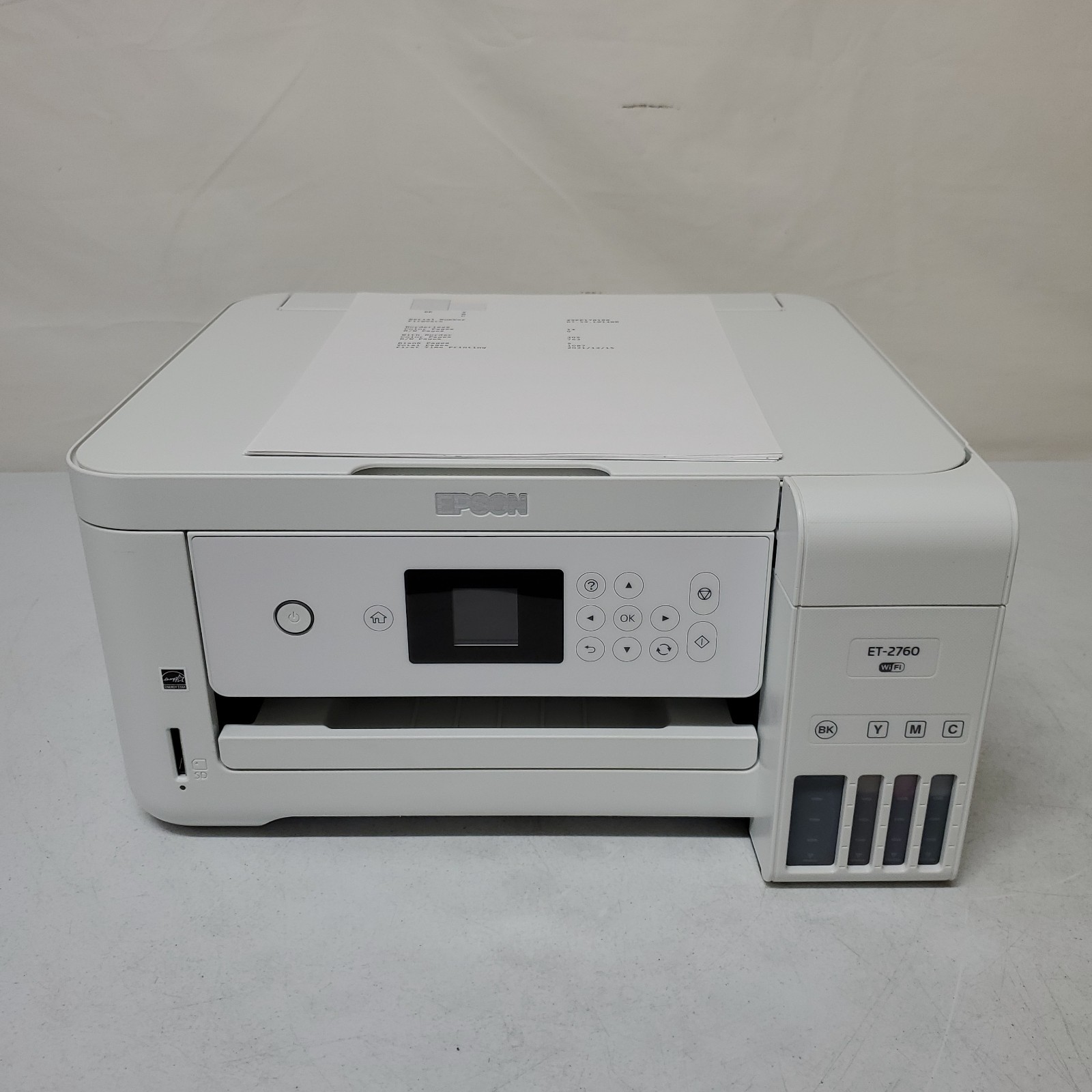 Epson ET-2760 Color Inkjet Printer 1.1K Pages All-In-One Wi-Fi Duplex Copy Scan