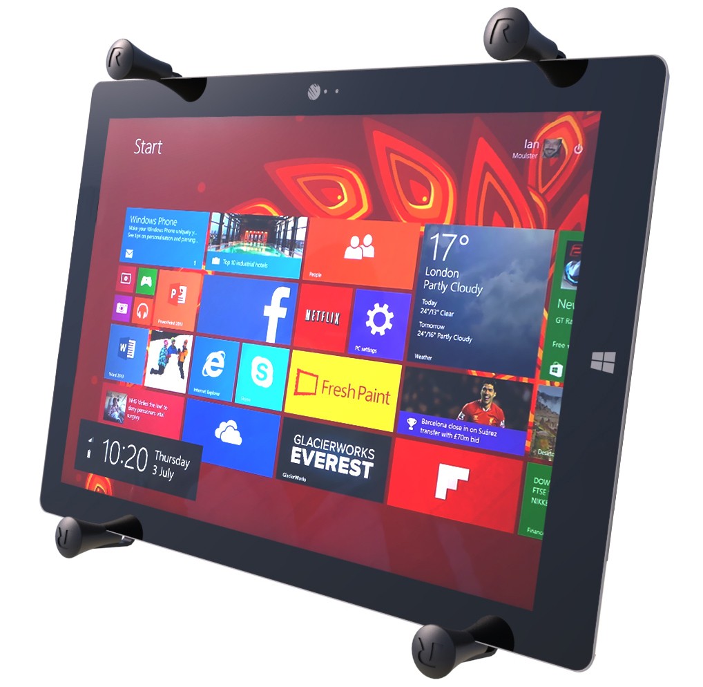 RAM Mounts X-Grip Holder for Large 12″ – 13″ Tablets – RAM-HOL-UN11U