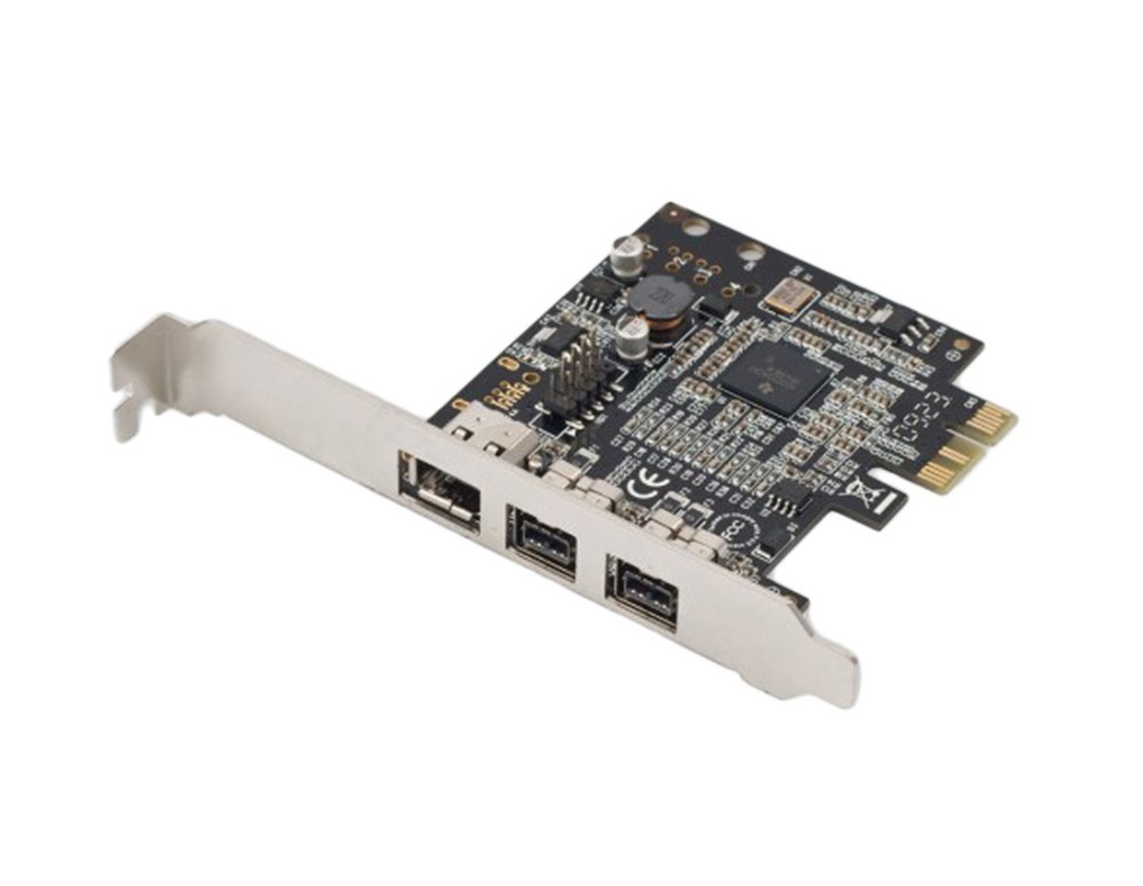Syba Low Profile PCI-Express Firewire Card with Two 1394b Ports and One 1394a…