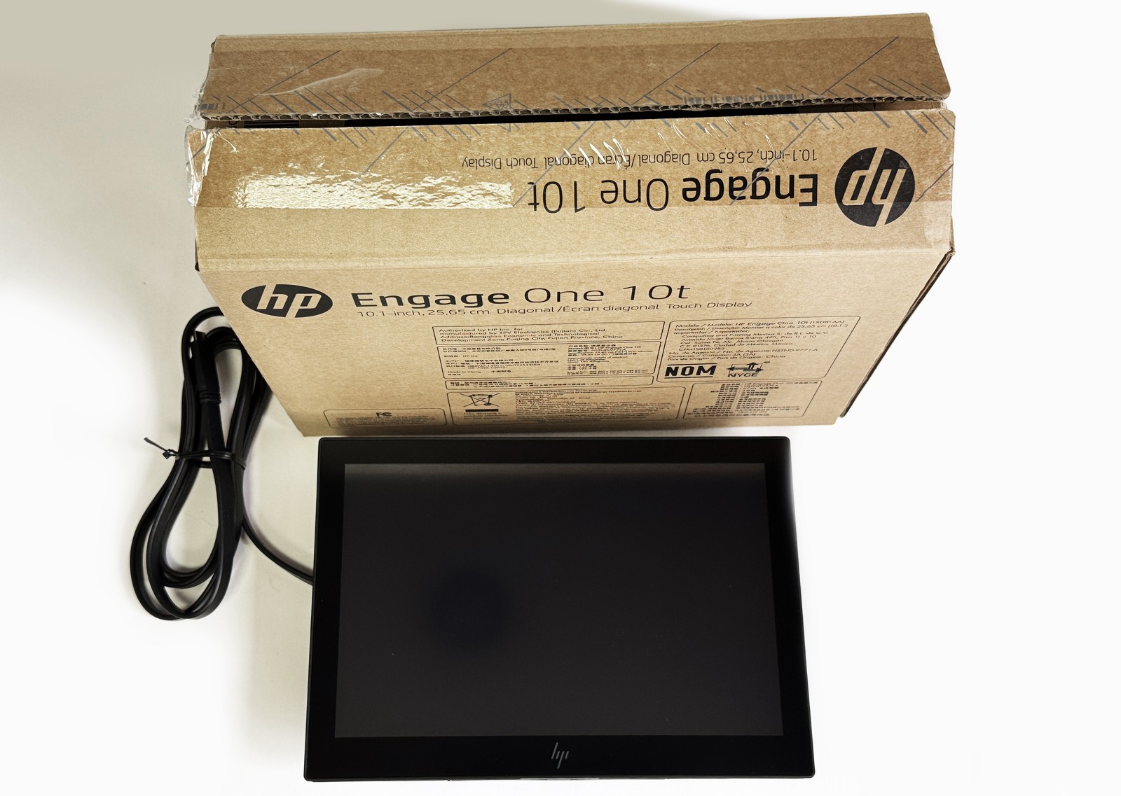 HP Engage One 10t 10.1” 16:10 LCD HD Touch POS Display Black 1XD81AA