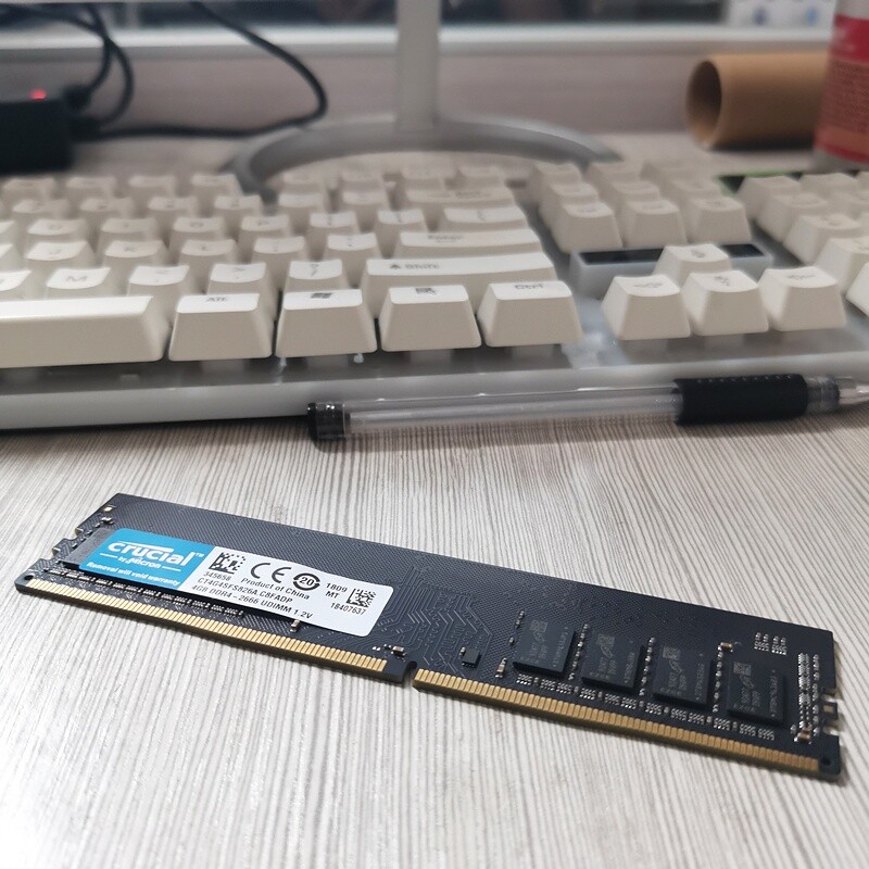 Crucial DDR4 32GB 2X16GB 3200 Mhz PC4-25600 288pins Desktop Memory Dimm Ram