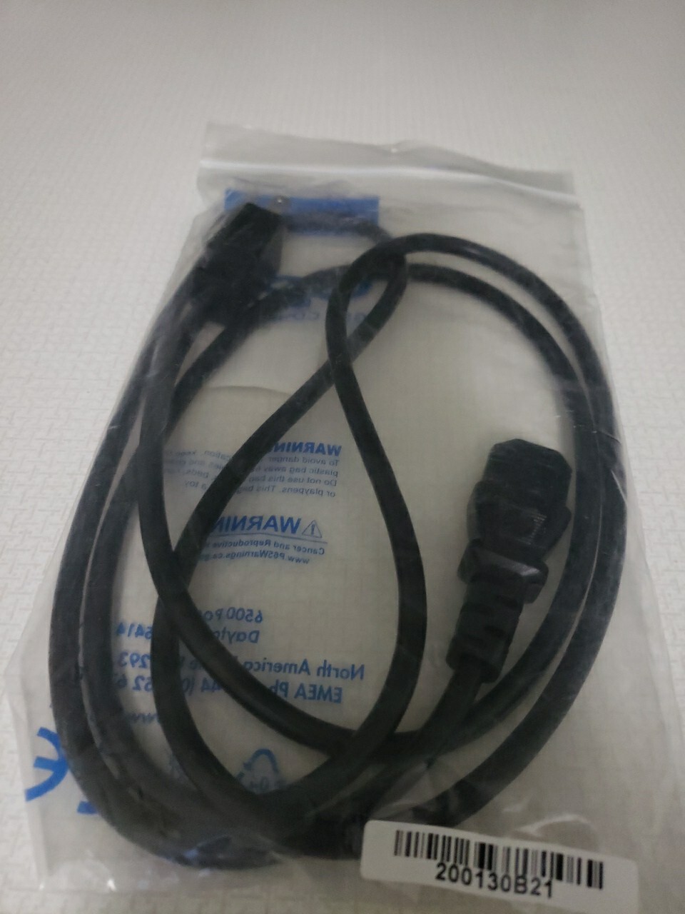 C2G 03130 18 AWG Replacement Power Cord With 3 Pin Connector for Computers New