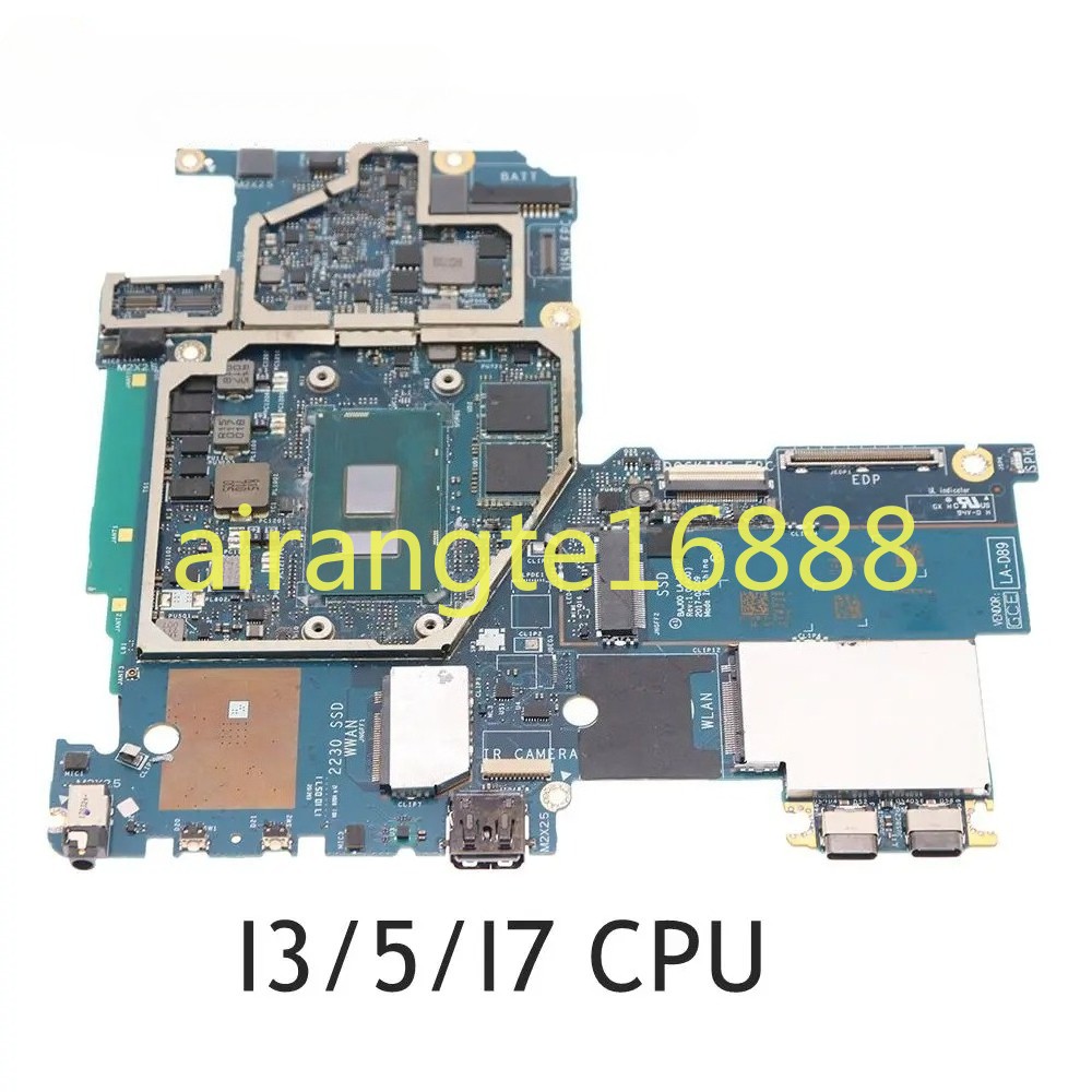 BAJ00 LA-D891P for DELL Latitude 5285 Motherboard I3/I5/I7 CPU+4G/8G/16G RAM