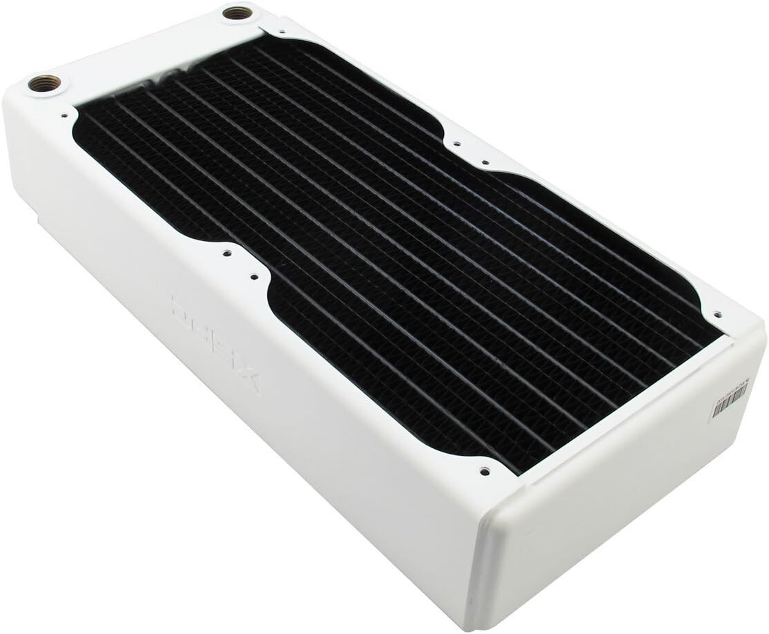 XSPC RX240 V3 Radiator for 2 x 120mm Cooling Fans (New Version 3) – WHITE