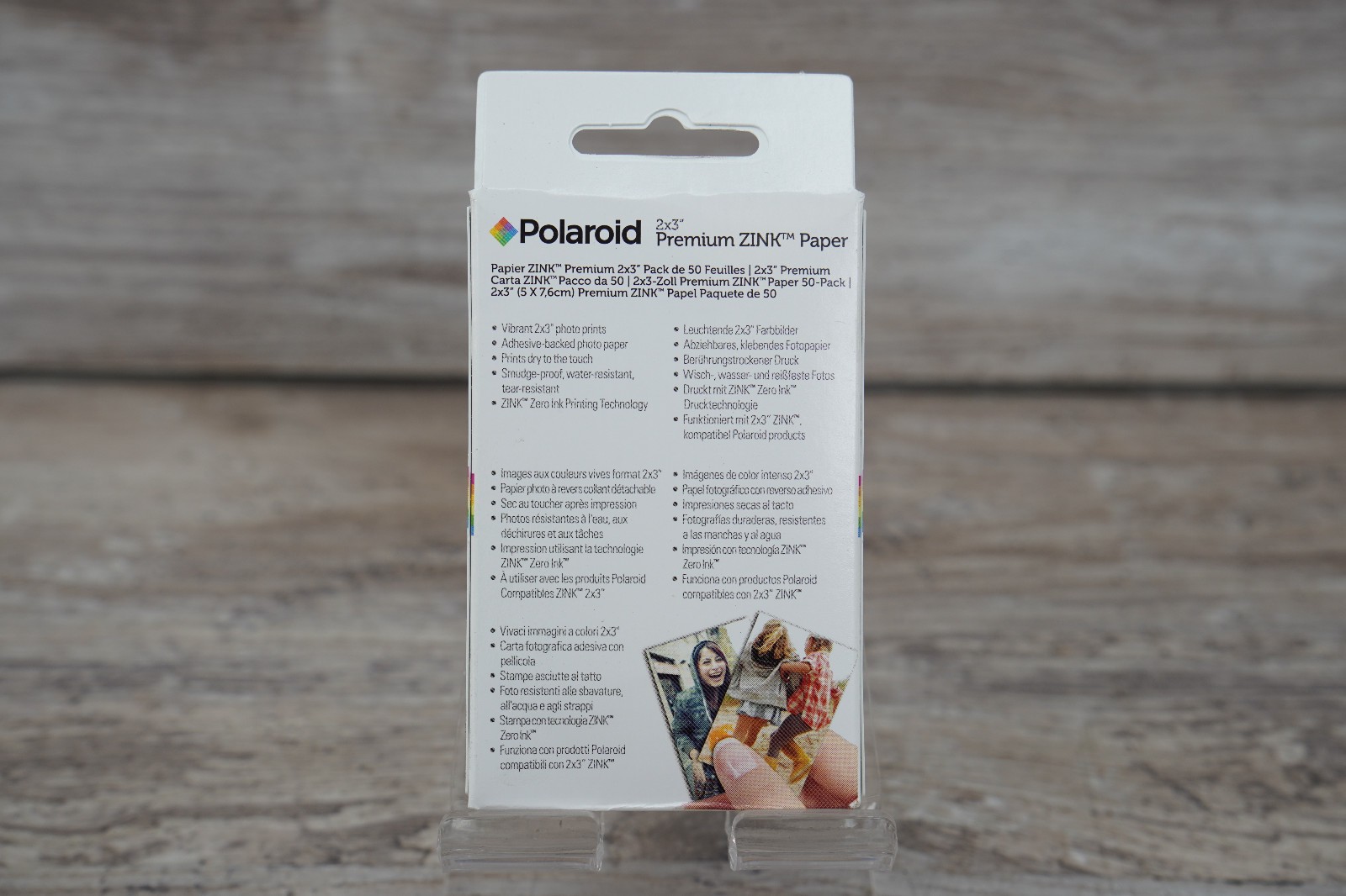 Polaroid POLZ2X350 2×3ʺ Zero Ink Instant Print Digital Photo Paper – 50 Sheets