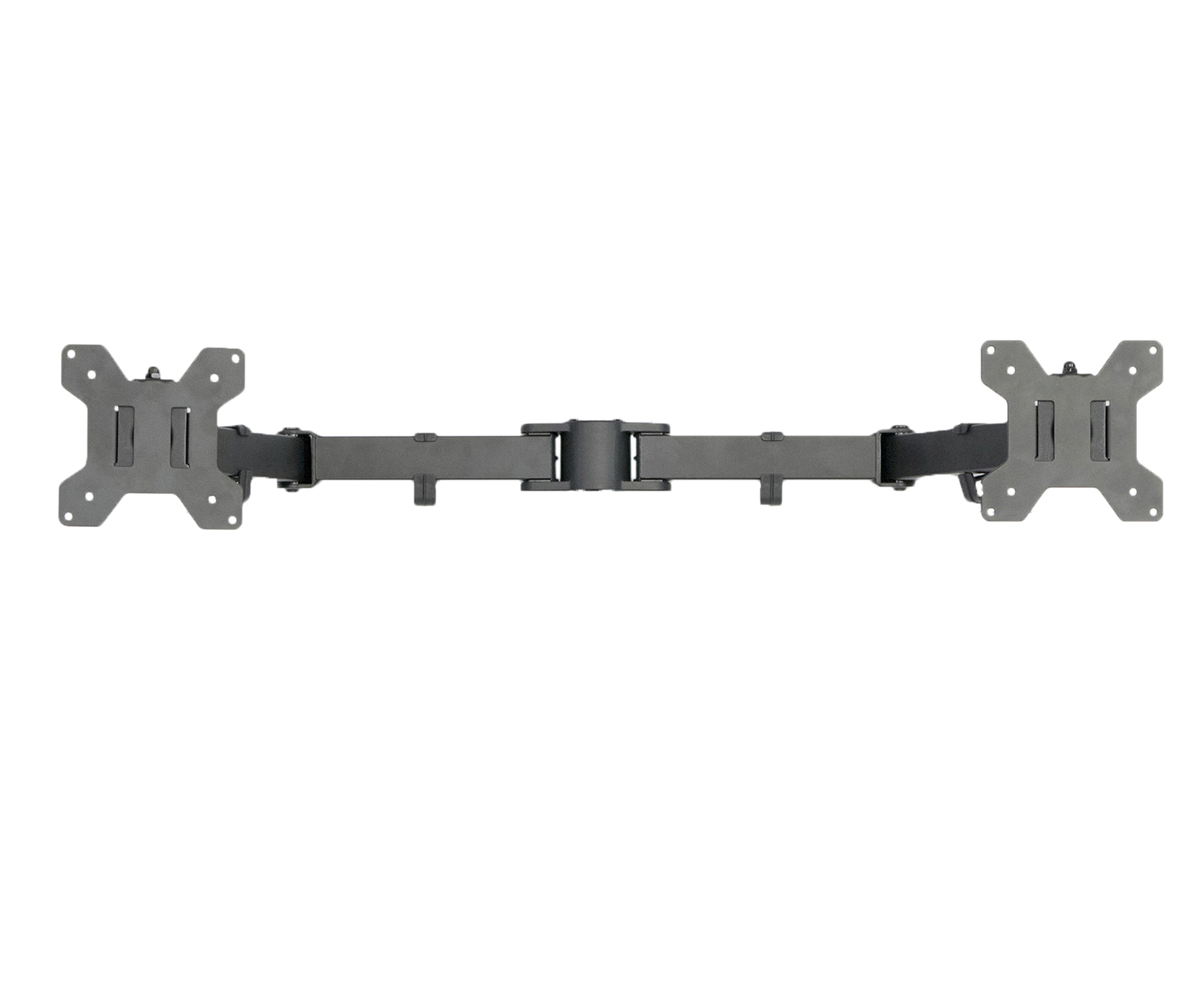 VIVO Black Fully Adjustable Dual Monitor Arm for Desk Mount Stand